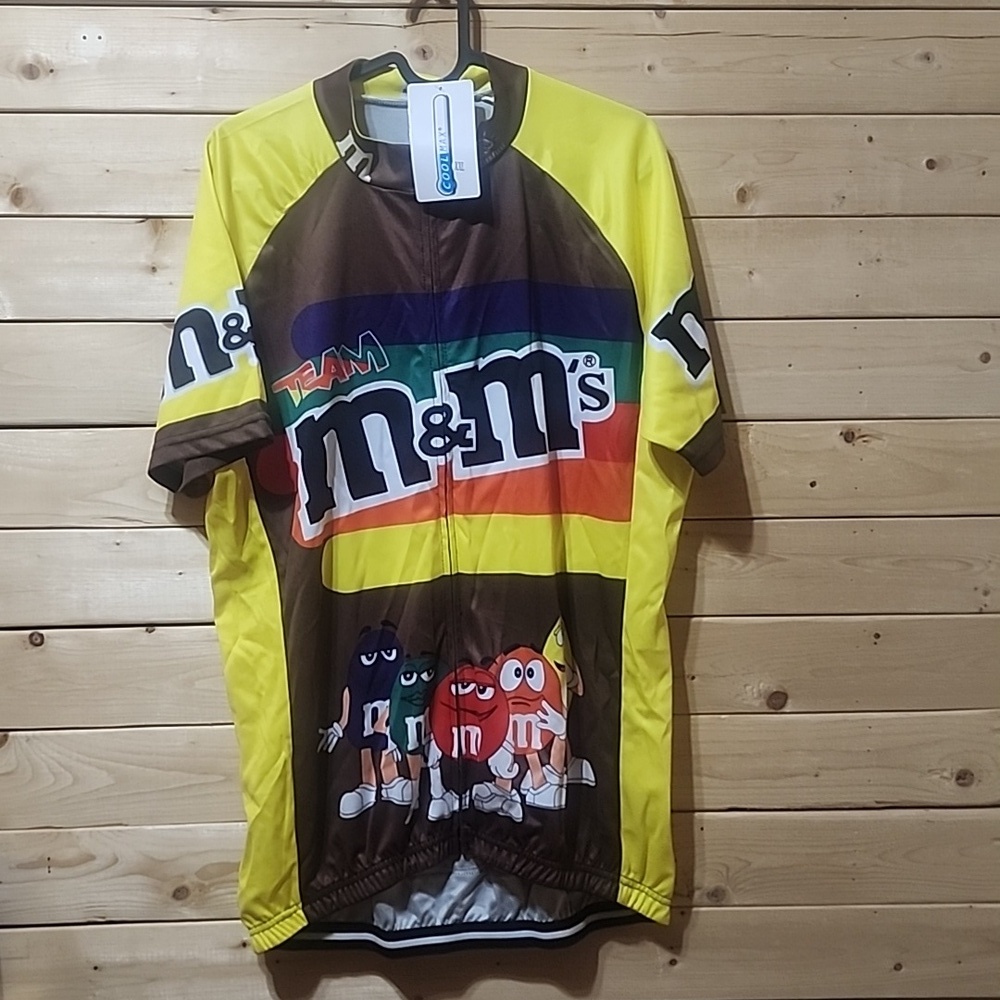 M&M's Cycling Riding Shirt Jersey Size 2XL Unisex NEW